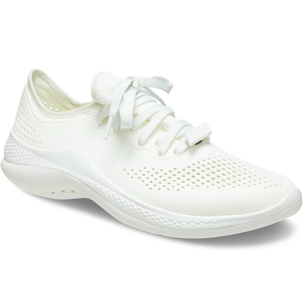 NEW Crocs LiteRide 360 Pacer Sneaker Almost White Women's Sz 11